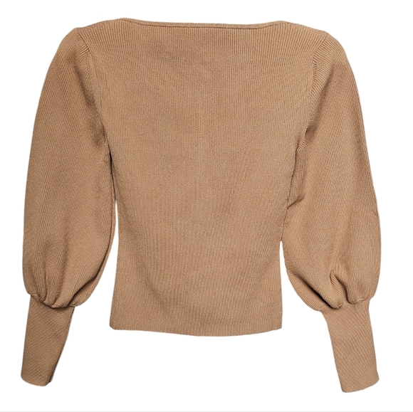 Babaton Constant Carmel Gideon Sculpt Sweater Size M - Picture 2 of 9